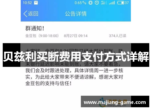 贝兹利买断费用支付方式详解